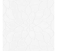 As Creation Bricoflor Non-Woven Wallpaper, Paintable Wallpaper In White - 10,05 X 0,53 M