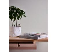 As Creation Bricoflor Non-Woven Wallpaper, Paintable Wallpaper In White - 10,05 X 0,53 M