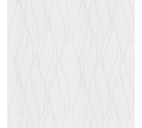 As Creation Bricoflor Non-Woven Wallpaper, Paintable Wallpaper In White - 25,00 X 1,06 M