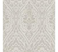 As Creation Bricoflor Non-Woven Wallpaper, Pattern Wallpaper, Damask, Art Déco In Beige, Cream - 10,05 X 0,53 M