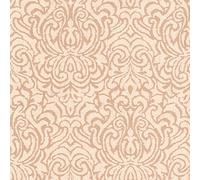 As Creation Bricoflor Non-Woven Wallpaper, Pattern Wallpaper, Damask, Art Déco In Beige, Cream - 10,05 X 0,53 M