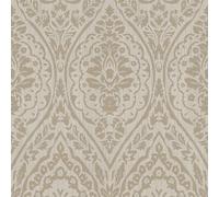 As Creation Bricoflor Non-Woven Wallpaper, Pattern Wallpaper, Damask, Art Déco In Beige, Cream, Brown - 10,05 X 0,53 M