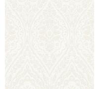 As Creation Bricoflor Non-Woven Wallpaper, Pattern Wallpaper, Damask, Art Déco In Beige, Cream, White - 10,05 X 0,53 M