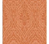 As Creation Bricoflor Non-Woven Wallpaper, Pattern Wallpaper, Damask, Art Déco In Orange, Terracotta - 10,05 X 0,53 M