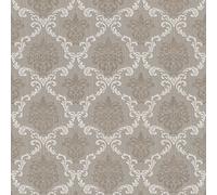 As Creation Bricoflor Non-Woven Wallpaper, Pattern Wallpaper, Damask In Beige, Cream, Grey - 10,05 X 0,53 M