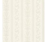 As Creation Bricoflor Non-Woven Wallpaper, Pattern Wallpaper, Damask, Striped In Beige, Cream, Grey - 10,05 X 0,53 M