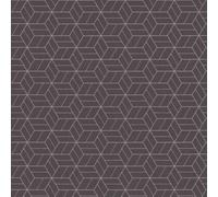 As Creation Bricoflor Non-Woven Wallpaper, Pattern Wallpaper, Luxury, Geometric, Glitter In Brown, Silver - 10,05 X 0,53 M