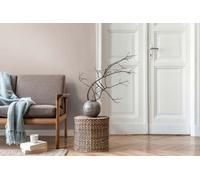 As Creation Bricoflor Non-Woven Wallpaper, Plain Wallpaper In Beige - 10,05 X 0,53 M