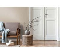 As Creation Bricoflor Non-Woven Wallpaper, Plain Wallpaper In Beige - 10,05 X 0,53 M