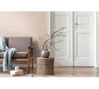 As Creation Bricoflor Non-Woven Wallpaper, Plain Wallpaper In Beige, Cream, Orange, Terracotta, Pink - 10,05 X 0,53 M