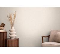 Livingwalls CosmoLiving Textured Non-Woven Wallpaper in White, Cream, Brown - 10,05 x 0,53 m Solid Colour Wallpaper by Cosmopolitan - 790664