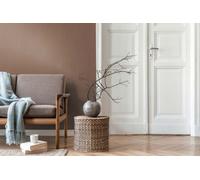 As Creation Bricoflor Non-Woven Wallpaper, Plain Wallpaper In Brown - 10,05 X 0,53 M