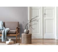 As Creation Bricoflor Non-Woven Wallpaper, Plain Wallpaper In Grey - 10,05 X 0,53 M