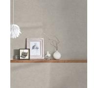 As Creation Bricoflor Non-Woven Wallpaper, Plain Wallpaper In Grey - 10,05 X 0,53 M