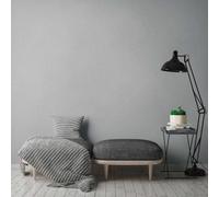 As Creation Bricoflor Non-Woven Wallpaper, Plain Wallpaper In Grey - 10,05 X 0,53 M