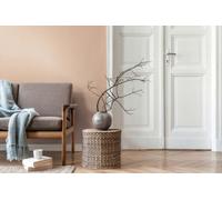 As Creation Bricoflor Non-Woven Wallpaper, Plain Wallpaper In Orange - 10,05 X 0,53 M