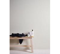 As Creation Bricoflor Non-Woven Wallpaper, Plain Wallpaper In White - 10,05 X 0,53 M