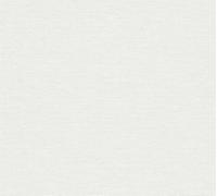 As Creation Bricoflor Non-Woven Wallpaper, Plain Wallpaper In White - 10,05 X 0,53 M