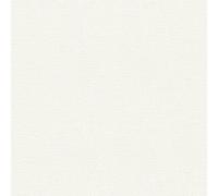 As Creation Bricoflor Non-Woven Wallpaper, Plain Wallpaper In White - 15.00 X 0,53 M