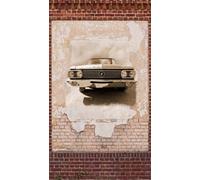 As Creation Bricoflor Non-Woven Wallpaper, Retro Wallpaper, Brick & Stone In Brown - 2,80 X 1,59 M