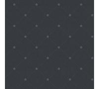 As Creation Bricoflor Non-Woven Wallpaper, Star Wallpaper In Black, Anthracite - 10,05 X 0,53 M