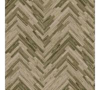 As Creation Bricoflor Olive Green And Beige Greek Herringbone Effect Key Wallpaper Scrubbable Vinyl Non-Woven Wallpaper 10.05 X 0.70 M
