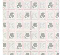 As Creation Bricoflor Patterned Abstract Wallpaper Eccentric Wallpaper With Pattern With Red, White And Grey Shades 10.05 X 0.53 M