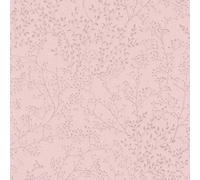 As Creation Bricoflor Pink Flower Wallpaper Non Woven Wall Paper Self Adhesive Wall Coverings Ideal For Bedroom 10.05 X 0.53 M