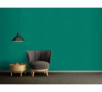 As Creation Bricoflor Plain Turquoise Baroque Wallpaper Paste The Wall Non-Woven Wallpaper Scrubbable 10.05 X 0.70 M