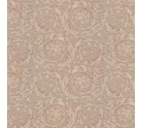 As Creation Bricoflor Rose Gold Barocco Effect Wallpaper Non-Woven Vinyl Wallpaper With Straight Match 32Cm 10.05 X 0.70 M