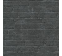 As Creation Bricoflor Slate Grey Brick Wall Wallpaper Dark Grey Brick Effect Wallpaper 10.05 X 0.53 M