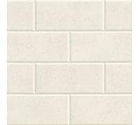 As Creation Bricoflor Stone Wall Effect Ivory Non-Woven Wallpaper Scrubbable Vinyl Wallpaper Straight Match 64Cm 10.05 X 0.70 M