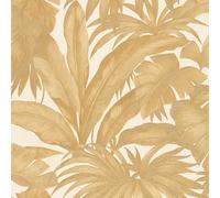 As Creation Bricoflor Tropical Wallpaper Brown Leaf Wallpaper With Banana And Palm Forest Wallpaper In Vintage Style 10.05 X 0.70 M