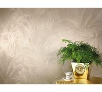 As Creation Bricoflor White Leaf Wallpaper Non Woven Wall Coverings Glue And Stick Wallpaper 10.05 X 0.70 M