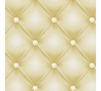 AS Creation Chesterfield Gold Leather Look Wallpaper Vinyl Paste The Wall