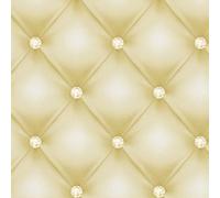 AS Creation Chesterfield Gold Leather Look Wallpaper Vinyl Paste The Wall