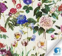 Livingwalls Wallpaper DESIGNDROP - Precovered Floral Wallpaper in Bright Colours - 10.05m x 0.53m - Wild Flower Pattern for Living Room - 784911