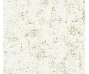 AS Creation Concrete Effect White Metallic Texture Trend Wallpaper 230775