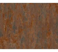 As Creation Copper Brown Metallic Orange Havanna Textured Wallpaper 326511