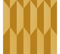 AS Creation Cosmopolitan Grooved Textured Wallpaper in Gold AS Creation Gold