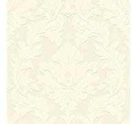 Architects Paper Castello 335801 33580-1 Non-Woven Wallpaper Luxury Classic Baroque 10.05 m x 0.52 m Cream Metallic Made in Germany