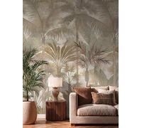 As Creation Cuba Panel Palms Beige Mural Beige