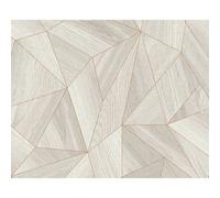 Wallpaper Daniel Hechter 3D geometric wood design taupe 36133-2 (3,10£/1qm)