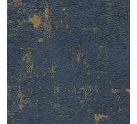 As Creation Dark Teal & Copper Metallic Industrial Wallpaper 3139-59