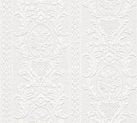 AS Creation Expanded Blown Vinyl Wallpaper White Cameo 2616-18 Full Roll