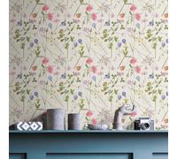Livingwalls House of Turnowsky 389012 Wallpaper Floral Beige Grey Plant Wallpaper Non-Woven Wallpaper 10.05 m x 0.53 m Made in Germany