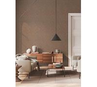 As Creation Fosil Structure Orange Non Woven Wallpaper One Colour