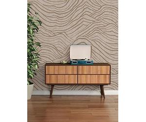 As Creation Fosil Waves Metallic Non Woven Wallpaper One Colour