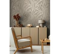 As Creation French Affair Taupe Wallpaper Brown