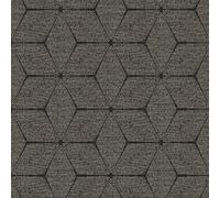 AS Creation Geometric Floral Diamonds Black Gold Wallpaper 39091-2
